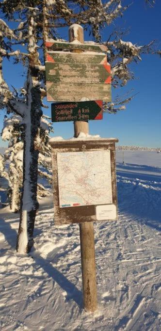 Leilighet Med Panoramautsikt Sjusjoen Innendors Parkering Exteriör bild