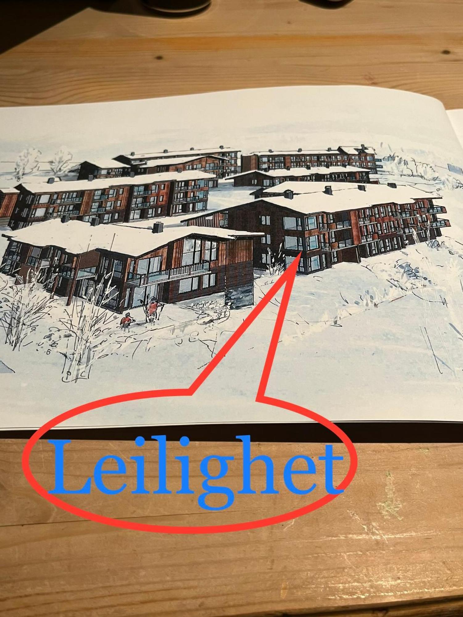 Leilighet Med Panoramautsikt Sjusjoen Innendors Parkering Exteriör bild